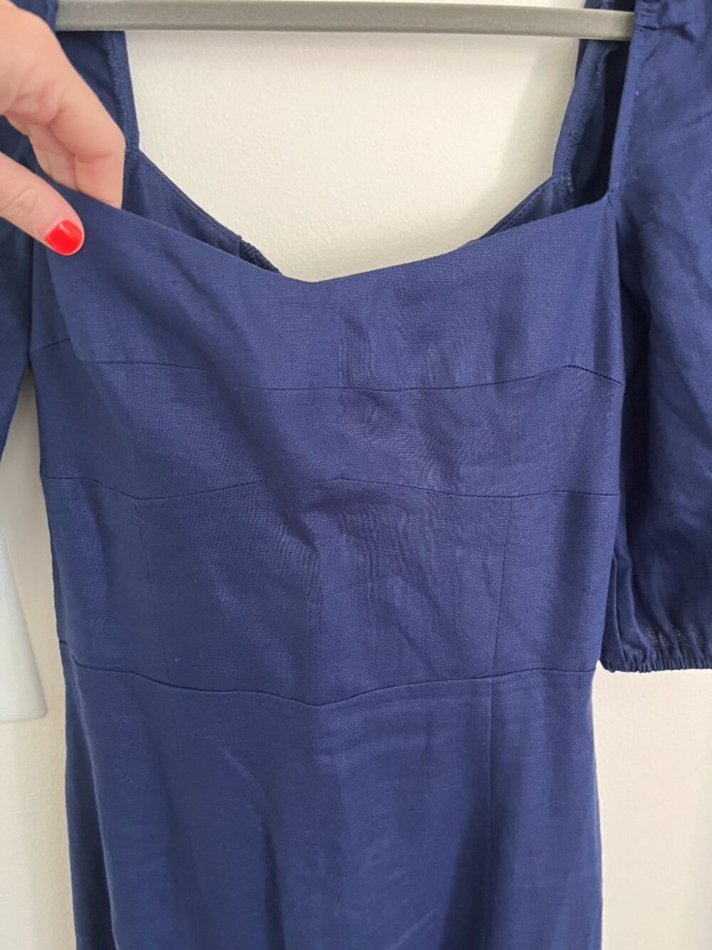Reformation Belgium Linen Midi Dress - Picture 2 of 8